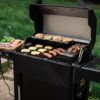 Masterbuilt AutoIgnite 545 Digital Charcoal Grill and Smoker Combo for Easy Grilling, Digital Control, App, Sear Plate, Mini Hopper and 545 BBQ Cooking Square In. in Black