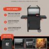 Masterbuilt AutoIgnite 545 Digital Charcoal Grill and Smoker Combo for Easy Grilling, Digital Control, App, Sear Plate, Mini Hopper and 545 BBQ Cooking Square In. in Black