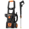 NEXPOW Electric Pressure Washer, 4000PSI Max 2.6 GPM Power Washer with 30 ft Hose, 4 Different Pressure Tips, Foam Cannon, Perfect for Cars, Patios