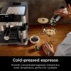 Ninja | Espresso Machine and Drip Coffee Maker| Luxe Café Premier Series | Integrated Coffee Grinder, Milk Frother, Assisted Tamper & Built-In Espresso Accessory Storage | Stainless Steel | ES601