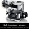 Ninja | Espresso Machine and Drip Coffee Maker| Luxe Café Premier Series | Integrated Coffee Grinder, Milk Frother, Assisted Tamper & Built-In Espresso Accessory Storage | Stainless Steel | ES601