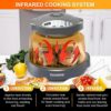 NuWave Pro Plus 2 Air Fryer, Cool Gray - Durable Power Dome