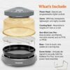 NuWave Pro Plus 2 Air Fryer, Cool Gray - Durable Power Dome