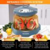 NuWave Pro Plus Air Fryer, Cozy Blue - Infrared Oven, 360 Surround Cooking