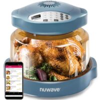 NuWave Pro Plus Air Fryer, Cozy Blue - Infrared Oven, 360 Surround Cooking