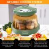 Nuwave pro plus 2 Infra-Red Oven, Air Fryer Cook Healthy, 360 Surround Cooking, Adjustable Temps, 100 Presets & 50 Memory, Durable Power Dome, Wild Olive