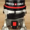 PORTER-CABLE Router, 4.5-Amp, Single Speed 31,000 RPM, Trims 1/4-Inch Laminate, Corded (PCE6430) PORTER-CABLE Router, 4.5-Amp, Single Speed 31,000 RPM, Trims 1/4-Inch Laminate, Corded (PCE6430)