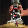 PORTER-CABLE Router, 4.5-Amp, Single Speed 31,000 RPM, Trims 1/4-Inch Laminate, Corded (PCE6430) PORTER-CABLE Router, 4.5-Amp, Single Speed 31,000 RPM, Trims 1/4-Inch Laminate, Corded (PCE6430)