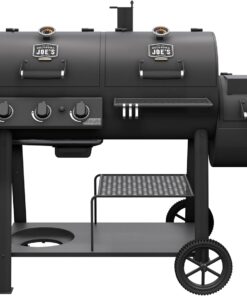 Oklahoma Joe's Canyon Combo Charcoal and Gas Smoker & Grill, Black - 24203004