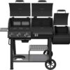 Oklahoma Joe's Canyon Combo Charcoal and Gas Smoker & Grill, Black - 24203004