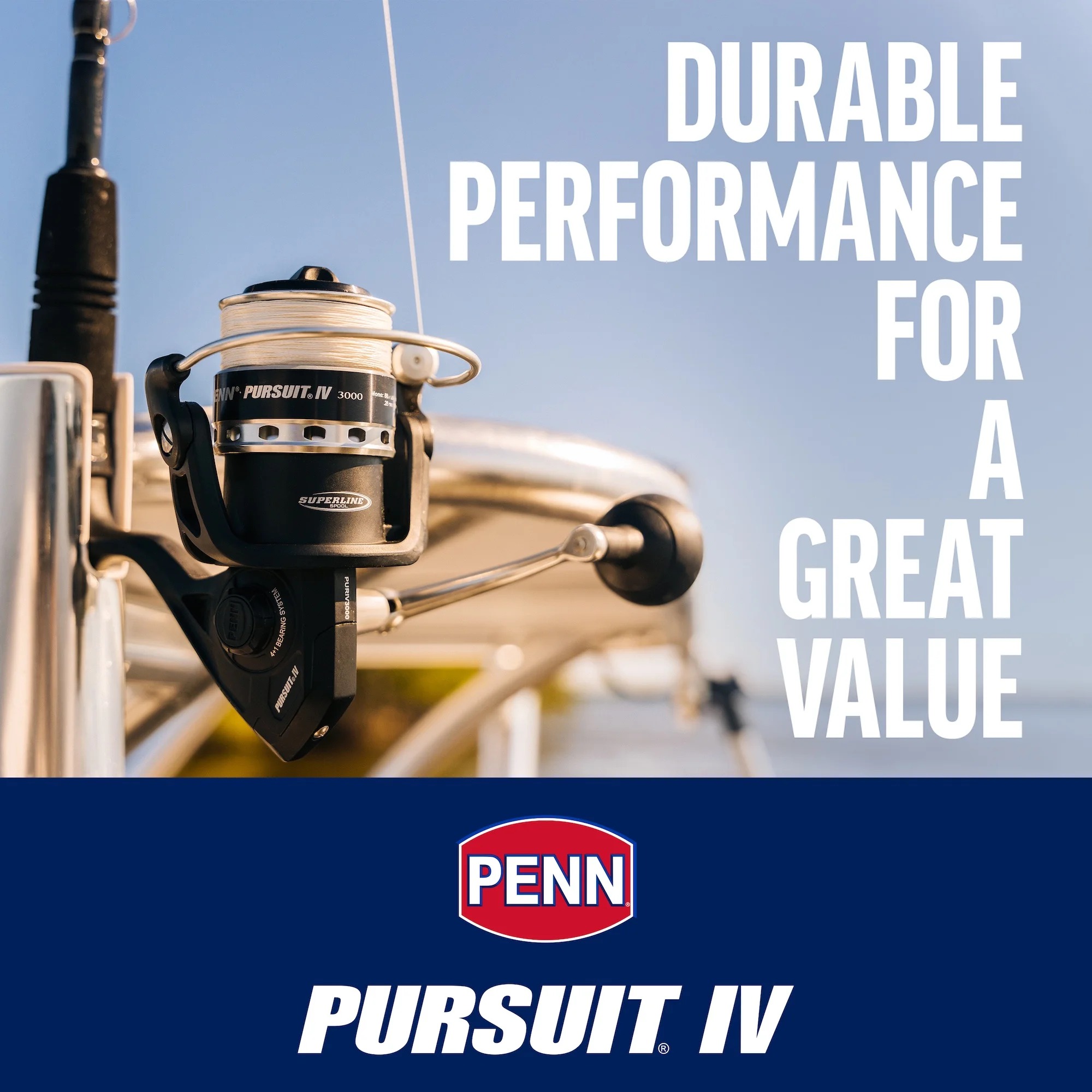 PENN Pursuit® IV Combo, 10' Heavy Fishing Rod, 8000 Size Reel2 PENN Pursuit® IV Combo, 10' Heavy Fishing Rod, 8000 Size Reel