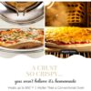 GraniteStone Piezano Pizza Oven & Grill Indoor Pizza Maker Machine Pizza Cooker 12" for Kitchen Countertop Electric Up To 800°F Cream