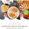 GraniteStone Piezano Pizza Oven & Grill Indoor Pizza Maker Machine Pizza Cooker 12" for Kitchen Countertop Electric Up To 800°F Cream
