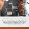 Pit Barrel Cooker Junior Package - 14 Inch Drum Smoker | Porcelain Coated Steel Drum BBQ Grill