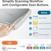 Plustek OS1180 - Flat Scanner for Graphics and Documents in A3 Format, Design Suitable for Libraries, Schools or Small Offices - Scanning A3 Documents in Approximately 9 Seconds