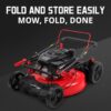PowerSmart Gas Lawn Mower, 21 inches 144cc 2-in-1 Walk-Behind , Side Discharge Push Lawn Mower PowerSmart Gas Lawn Mower, 21 inches 144cc 2-in-1 Walk-Behind , Side Discharge Push Lawn Mower