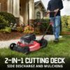 PowerSmart Gas Lawn Mower, 21 inches 144cc 2-in-1 Walk-Behind , Side Discharge Push Lawn Mower PowerSmart Gas Lawn Mower, 21 inches 144cc 2-in-1 Walk-Behind , Side Discharge Push Lawn Mower