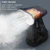 Rowenta Iron Steamer for Clothes, 3in1 Hand Held Steamers, Clothing Steamer, Ironing, Lint Remover, 7.1 Oz Tank, 1875 Watts, Auto-Off, Black & Copper, DR8855