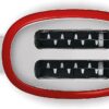 SMEG 2 Slice Toaster with 6 Presets and Defrost Function and Removable Crumb Tray TSF01RDUS, RED SMEG 2 Slice Toaster with 6 Presets and Defrost Function and Removable Crumb Tray TSF01RDUS, RED