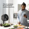 Shark FlexBreeze Fan - Indoor & outdoor oscillating fan, pedestal & tabletop, corded & cordless portable fan with outdoor InstaCool misting attachment - FA222