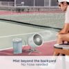 Shark FlexBreeze Pro Mist Fan — Indoor & Outdoor, Integrated Misting, Pedestal to Tabletop, Corded or Cordless, Up to 24-Hr Battery, Oscillating, White, FA302WH (2025 Release)