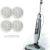 Shark Steam & Scrub Steam Mop, All-in-One Scrubbing and Sanitizing Hard Floor Cleaner, LED Headlights, 4 Dirt Grip Soft Scrub Pads Included, XL Water Tank, Swivel Steering, Hawaiian Grey, S8001