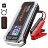 WolfBox 4000A Car Battery Jump Starter, Portable Jump Starter Battery Pack, Battery Booster, Jump Box, Fast Charger and Jumper Cables for 10L Gasoline and 10L Diesel Engines