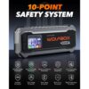 WolfBox 4000A Car Battery Jump Starter, Portable Jump Starter Battery Pack, Battery Booster, Jump Box, Fast Charger and Jumper Cables for 10L Gasoline and 10L Diesel Engines