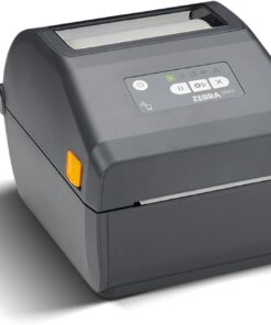ZEBRA ZD421 Direct Thermal Desktop Printer 203 dpi Print Width 4-inch Wired USB and Ethernet Connectivity ZD4A042-D01E00EZ, No Thermal Ribbon Required