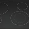 Frigidaire FFEC3025UB 30 Inch Electric Smoothtop Style Cooktop with 4 Elements in Black
