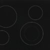 Frigidaire FFEC3025UB 30 Inch Electric Smoothtop Style Cooktop with 4 Elements in Black