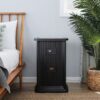 AIRCARE EP9800 Pedestal 3.5-Gallon Tower Evaporative Humidifier (For Rooms Up To 2400-sq ft ) Brown