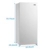 Arctic King 7.1 Cu ft Upright Convertible Freezer/Refrigerator, White Arctic King 7.1 Cu ft Upright Convertible Freezer/Refrigerator, White