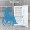 Arctic King 7.1 Cu ft Upright Convertible Freezer/Refrigerator, White Arctic King 7.1 Cu ft Upright Convertible Freezer/Refrigerator, White