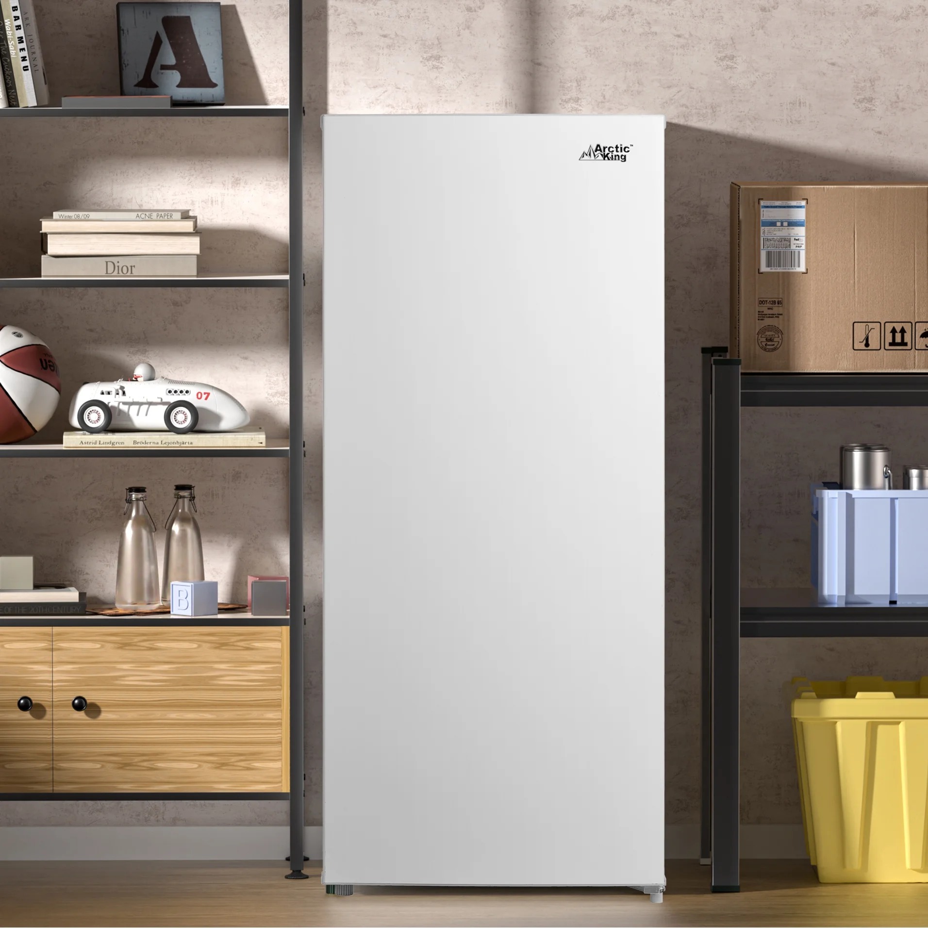 Arctic King 7.1 Cu ft Upright Convertible Freezer Refrigerator, White8_11zon Arctic King 7.1 Cu ft Upright Convertible Freezer/Refrigerator, White