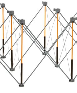 BORA Centipede CK12S 30 inch height Portable Work Stand, Includes 4 X-Cups, 4 Quick Clamps, Carry Bag, Portable Work Support Sawhorse, 4Ft x 6Ft, 30 inch work height, 4500lb weight capacity