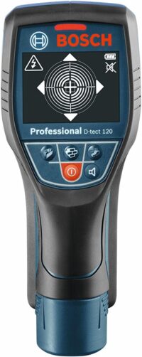 BOSCH D-TECT120 Wall and Floor Detection Scanner, Includes 4 AA Batteries & Hard Carrying Case