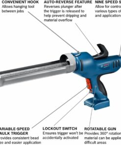 BOSCH GCG18V-29N 18V 29oz Cage Caulk and Adhesive Gun (Bare Tool)