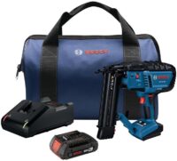 BOSCH GNH18V-18MB12 18V Brushless 18-Gauge Brad Nailer Kit with 2Ah Battery and Charger - Cordless, Efficient