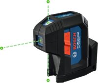 BOSCH GPL100-30G Green-Beam Self-Leveling Alignment Laser, Includes 2 AA Batteries