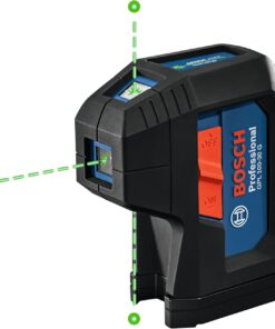 BOSCH GPL100-30G Green-Beam Self-Leveling Alignment Laser, Includes 2 AA Batteries