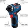 BOSCH GSR12V-300HXB22 12V Max Brushless 1/4 In. Hex Two-Speed Screwdriver Kit with (2) 2.0 Ah Batteries