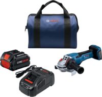 BOSCH GWS18V-13PB14 PROFACTOR™ 18V 5 – 6 In. Angle Grinder with Paddle Switch with (1) CORE18V® 8 Ah High Power Battery