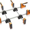 Bora 8 Piece Parallel Clamps Woodworking Set - Two 24 Inch and Two 40 Inch Wood Clamps with 4 Bar Clamp Blocks Heavy Duty Bar Clamp for Wood Working - 1100 Lbs of Clamping Force - DIY Bora Clamp Set Bora 8 Piece Parallel Clamps Woodworking Set - Two 24 Inch and Two 40 Inch Wood Clamps with 4 Bar Clamp Blocks Heavy Duty Bar Clamp for Wood Working - 1100 Lbs of Clamping Force - DIY Bora Clamp Set