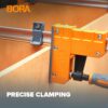 Bora 8 Piece Parallel Clamps Woodworking Set - Two 24 Inch and Two 40 Inch Wood Clamps with 4 Bar Clamp Blocks Heavy Duty Bar Clamp for Wood Working - 1100 Lbs of Clamping Force - DIY Bora Clamp Set Bora 8 Piece Parallel Clamps Woodworking Set - Two 24 Inch and Two 40 Inch Wood Clamps with 4 Bar Clamp Blocks Heavy Duty Bar Clamp for Wood Working - 1100 Lbs of Clamping Force - DIY Bora Clamp Set