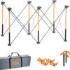 Bora Centipede 2 ft. L x 4 ft. W x 2.5 ft. H Folding Work Table Steel 1500 lb. capacity Gray/Yellow