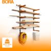 Bora Wood Organizer and Lumber Storage Metal Rack with 6-Level Wall Mount – Indoor and Outdoor Use, In Orange | PBR-001 Bora Wood Organizer and Lumber Storage Metal Rack with 6-Level Wall Mount – Indoor and Outdoor Use, In Orange | PBR-001