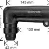 Bosch 1618580000 SDS-plus Shank Right Angle Attachment Bosch 1618580000 SDS-plus Shank Right Angle Attachment