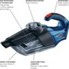 Bosch GAS18V-02N 18V Handheld Vacuum Cleaner, Battery Not Included Bosch GAS18V-02N 18V Handheld Vacuum Cleaner, Battery Not Included