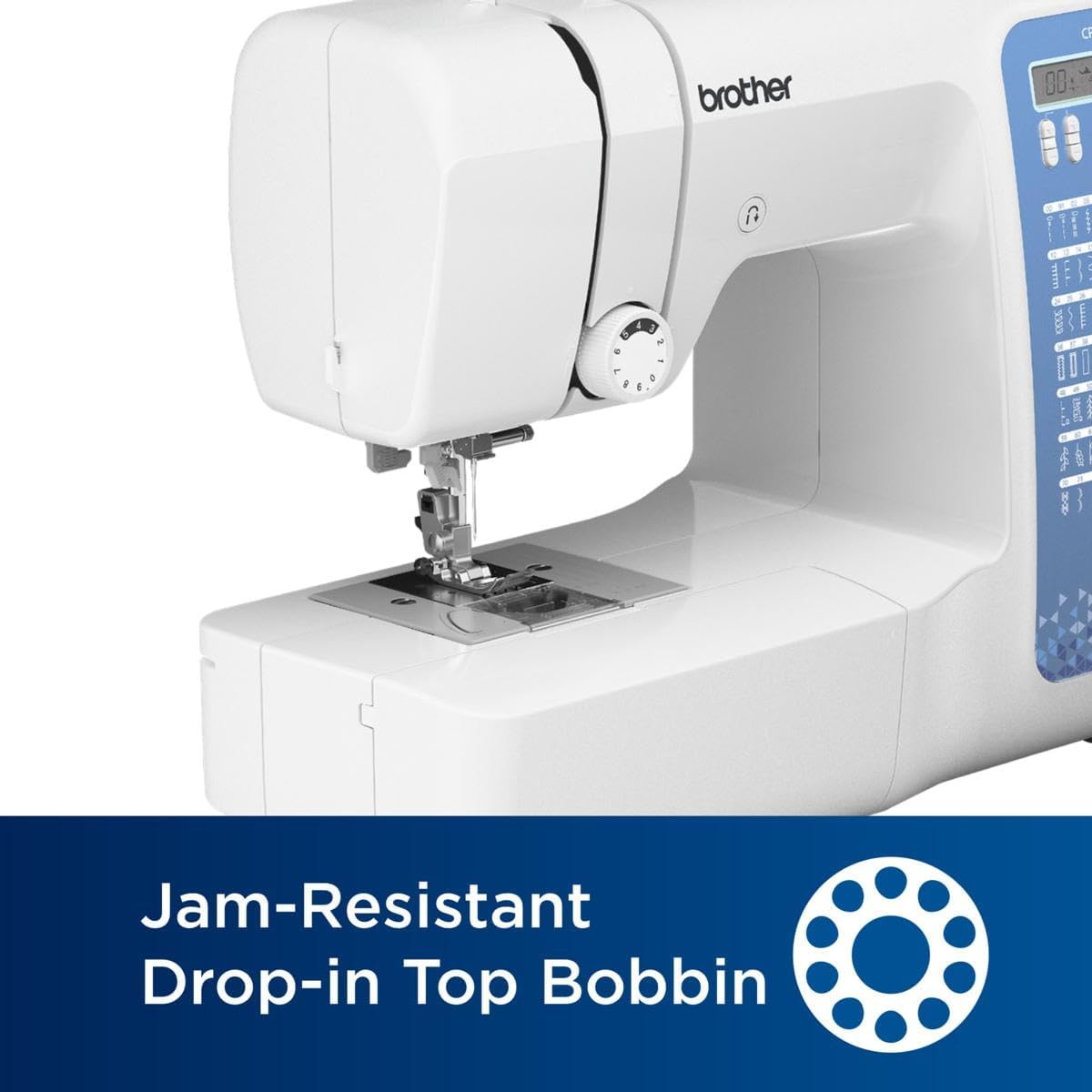 Brother CP80X Computerized Sewing Machine with Preview Quilt Software Bundle, Durable Metal Frame Construction, 80 Built-In Stitches and Smaller Free Arm2 Brother CP80X Computerized Sewing Machine with Preview Quilt Software Bundle, Durable Metal Frame Construction, 80 Built-In Stitches and Smaller Free Arm